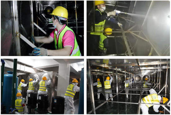 武漢三鎮，夏季水箱清洗