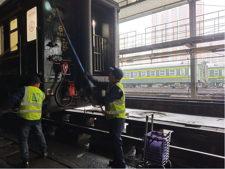 火車清洗現場實拍